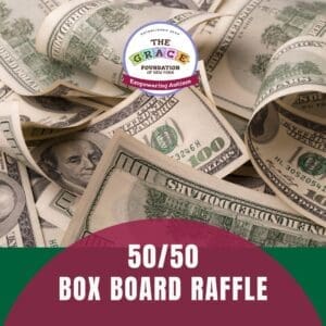 50/50 Box Board Raffle